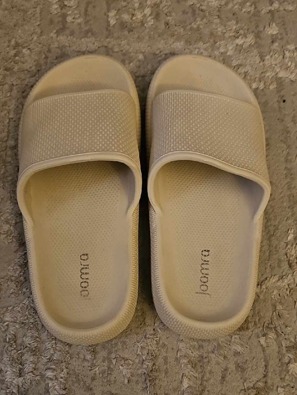 Joanna Cream Slide Sandals for Women